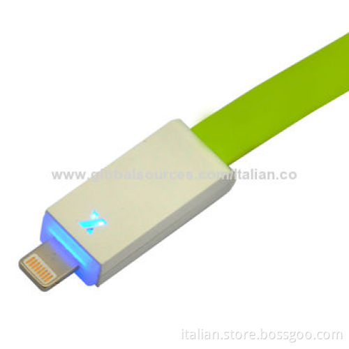 New Arrival LED Charging Sync Data USB Cable with Light for iPhone 5/5C/5S